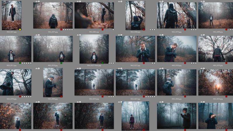 &Uacute;klid fotoarchivu: Tř&iacute;děn&iacute; fotografi&iacute; pomoc&iacute; značek a hodnocen&iacute;